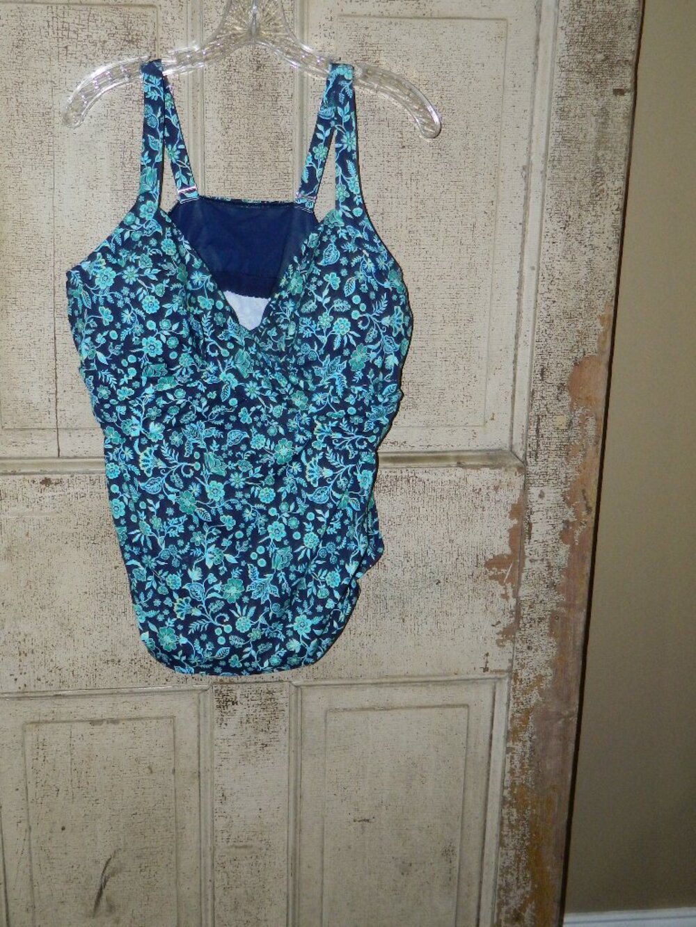 Lands' End Tankini Swim top Sz 20W (T-37)